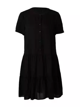 Платье-рубашка Vero Moda BUMPY, черный