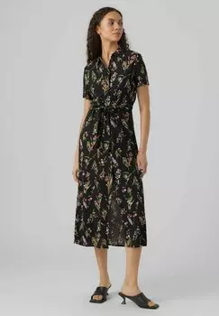 Платье-рубашка Vero Moda, черный
