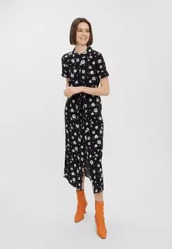 Платье-рубашка Vero Moda, черный