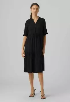 Платье-рубашка Vero Moda, черный