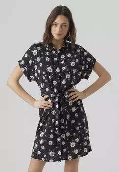 Платье-рубашка Vero Moda, черный