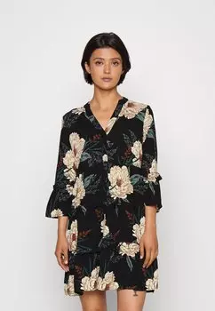 Платье-рубашка Vero Moda, черный