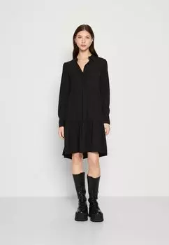 Платье-рубашка Vero Moda, черный