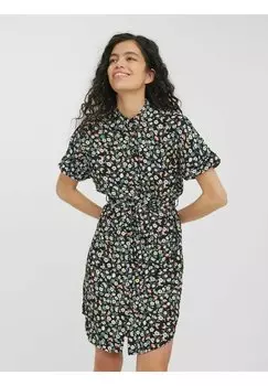 Платье-рубашка Vero Moda, цвет black