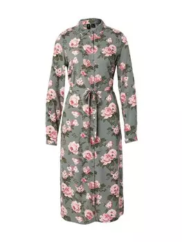 Платье-рубашка Vero Moda EASY JOY, цвет Green/Dark Green