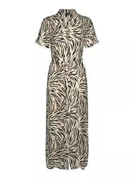 Платье-рубашка VERO MODA Easy Joy, слоновая кость