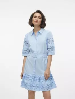 Платье-рубашка VERO MODA NYNNE, синий