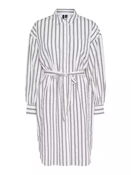 Платье рубашка VERO MODA Shirt Dress Bea, белый