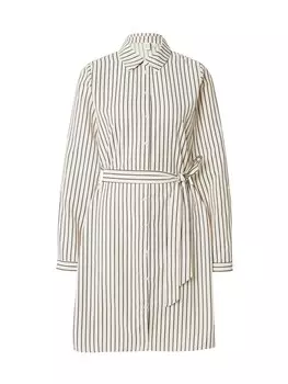 Платье рубашка VERO MODA Shirt Dress VMMALOU, бежевый