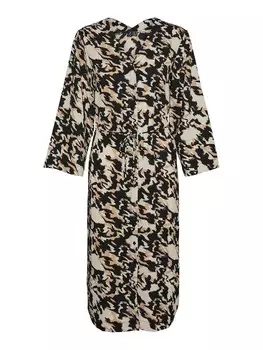 Платье рубашка VERO MODA Shirt Dress NORA, цвет beige/sand