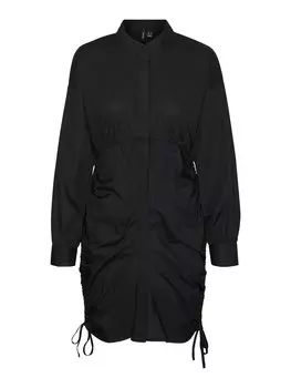 Платье рубашка VERO MODA Shirt Dress, черный