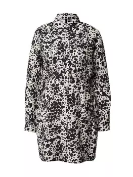 Платье рубашка VERO MODA Shirt Dress JOSIEDORA, светло-серый