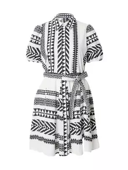 Платье рубашка VERO MODA Shirt Dress DICTHE, белый