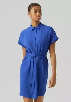 Платье-рубашка Vero Moda, синий