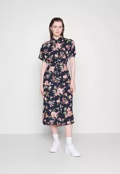 Платье-рубашка Vero Moda, темно-синий
