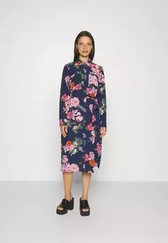 Платье-рубашка Vero Moda, темно-синий
