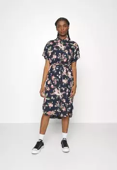 Платье-рубашка Vero Moda, темно-синий
