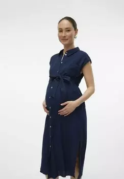 Платье-рубашка Vero Moda, темно-синий Umstand