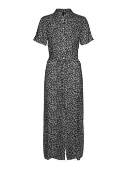 Платье-рубашка VERO MODA VMEasy Joy, черный