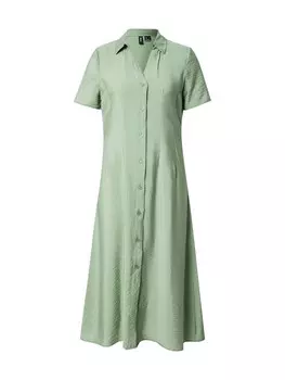Платье-рубашка VERO MODA VMJOSIE, зеленый