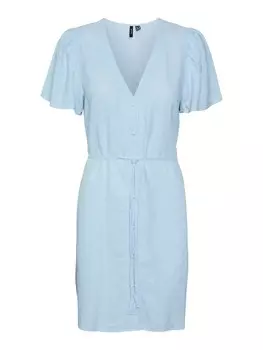 Платье-рубашка VERO MODA VMLINN, светло-синий