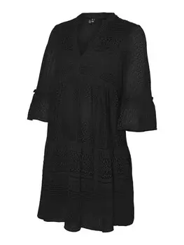 Платье-рубашка Vero Moda VMMHONEY, черный