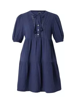 Платье-рубашка VERO MODA VMNatali, темно-синий