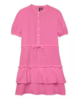 Платье-рубашка VERO MODA VMNatti, розовый