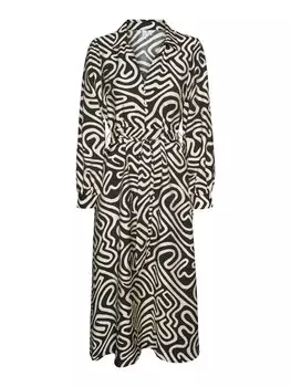 Платье-рубашка VERO MODA VMVIGDIS, черный