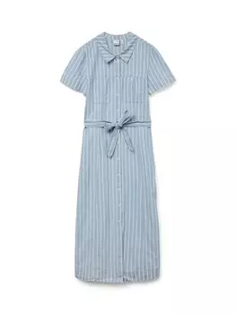 Платье-рубашка VERO MODA VMVIO, синий деним