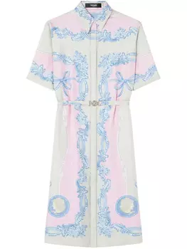 Платье-рубашка Versace Cameo, белый