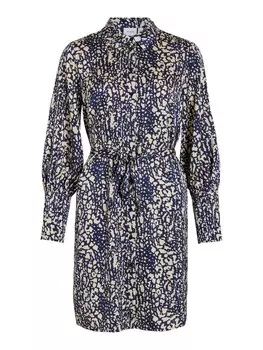 Платье-рубашка Vila BITY, темно-синий