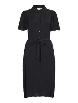 Платье-рубашка VILA, черный