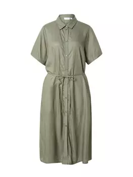 Платье-рубашка VILA, оливковый