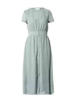 Платье рубашка VILA Shirt Dress VIMichelle, пастельный зеленый
