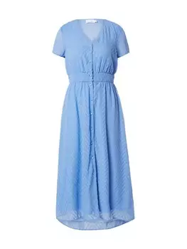 Платье рубашка VILA Shirt Dress VIMICHELLE, светло-синий