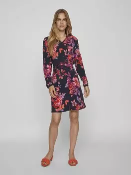 Платье-рубашка VILA, темно-синий