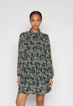 Платье-рубашка Vimaria Button Dress VILA, цвет oil green