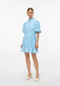 Платье-рубашка VMCLOVER Vero Moda, синий