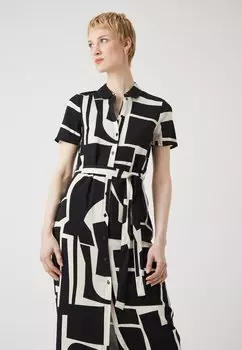 Платье-рубашка Vmeasy Long Shirt Dress Vero Moda, черный