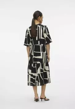 Платье-рубашка Vmeasy Vero Moda, черное