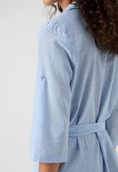 Платье-рубашка VMISABELL 3/4 SHIRT DRESS Vero Moda, синий