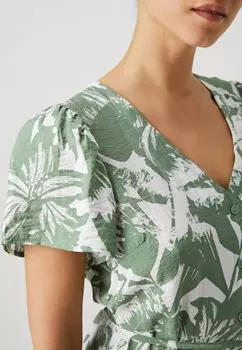 Платье-рубашка VMJOSIE SHIRT DRESS Vero Moda Petite, зеленый