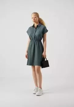 Платье-рубашка Vmmelony Short Dress Vero Moda, бальзамический зеленый