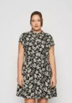 Платье-рубашка VMNEWHALLIE SHORT DRESS Vero Moda, черный