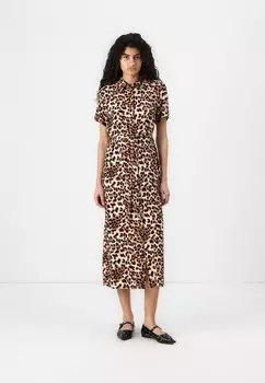 Платье-рубашка VMSIMPLY Vero Moda, бежевый