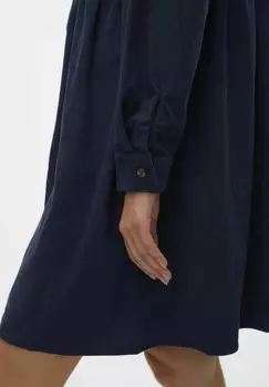 Платье-рубашка VMVILJA KURZES Vero Moda, темно-синий