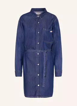 Платье-Рубашка в джинсовом стиле Calvin Klein Jeans, синий