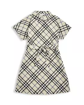 Платье-рубашка в клетку Giulietta для девочек Burberry — Little Kid, Big Kid, мультиколор