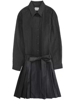 Платье-рубашка в полоску Claudie Pierlot, черный